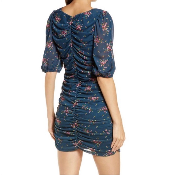 Charles Henry Floral Ruched Dress NWT - Picture 2 of 14